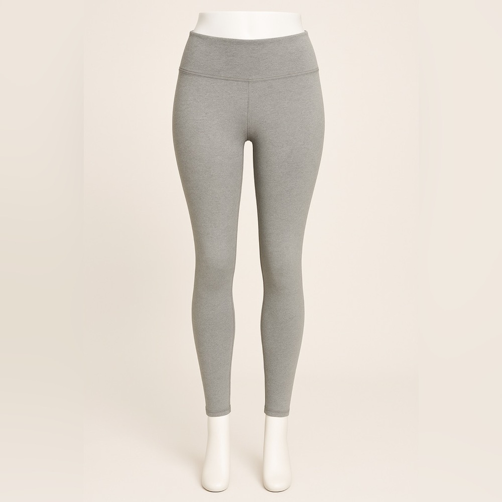 Kyodan Gray Herringbone Leggings Yoga Running Athletic Pants Size S
